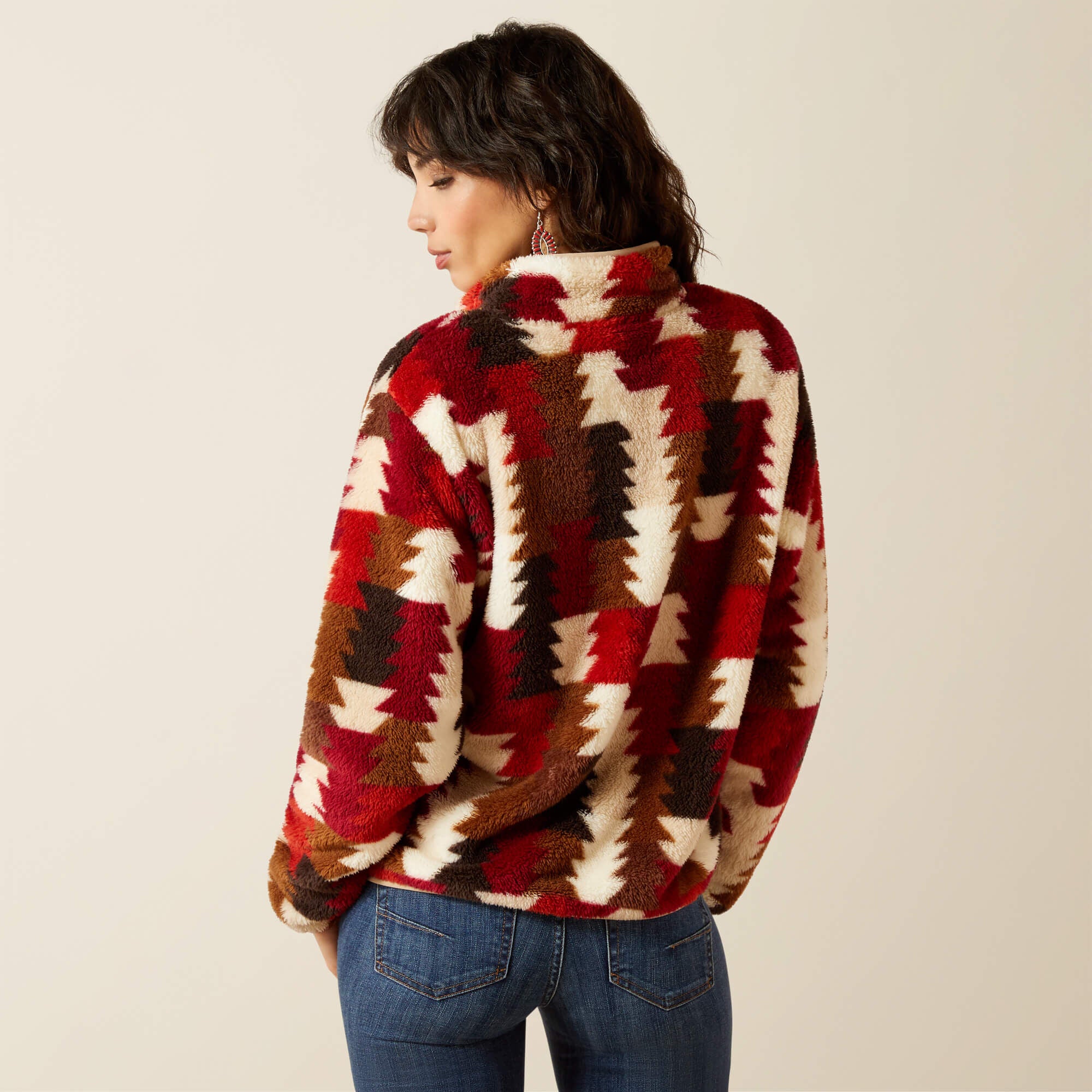 ARIAT WOMENS BARBER SNAP FRONT SWTSHRT 10062614