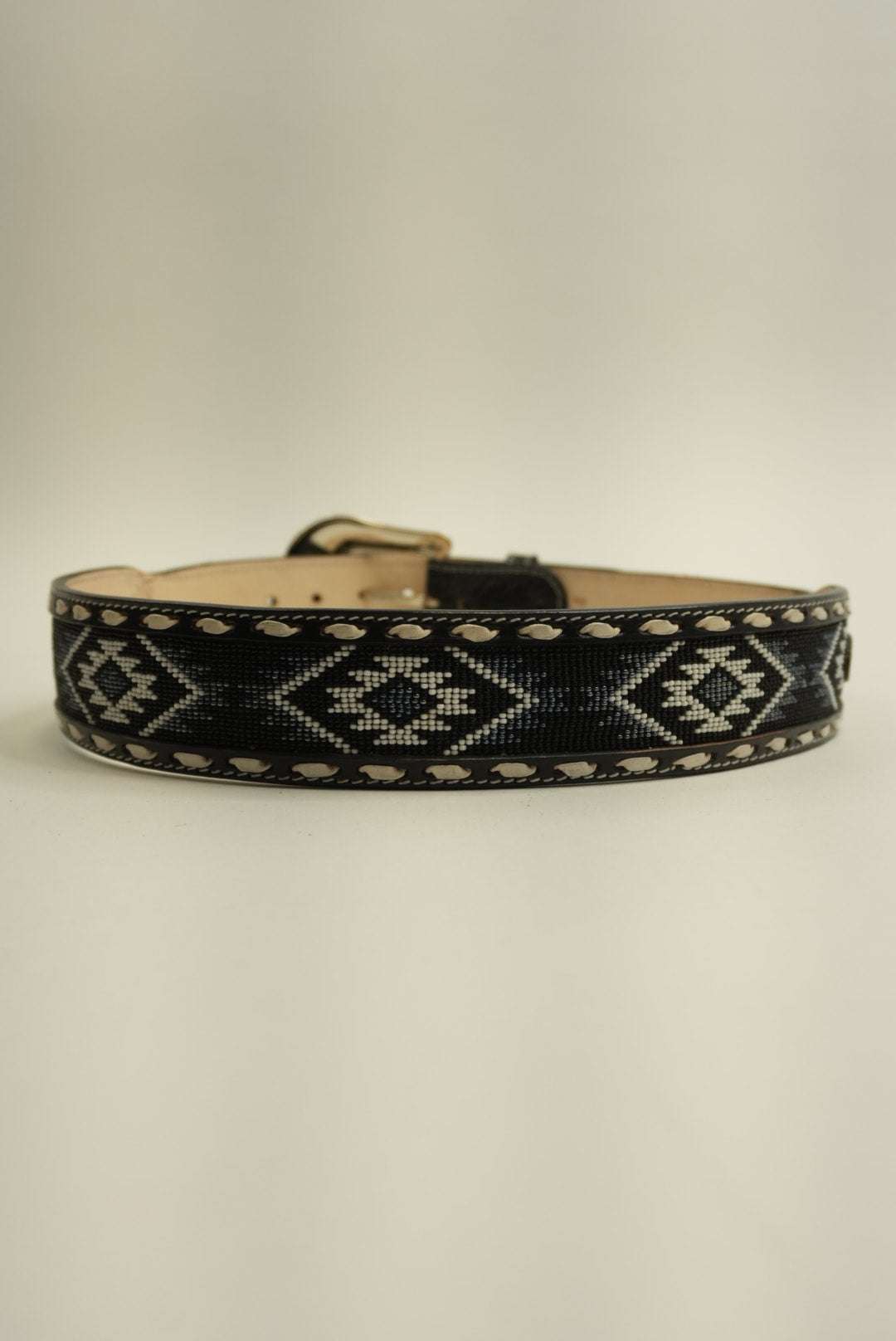 LA HERRADURA BELT BLACK/NAVY BLUE WITH WHITE NEW DESIGN Laherradurawwnc.com
