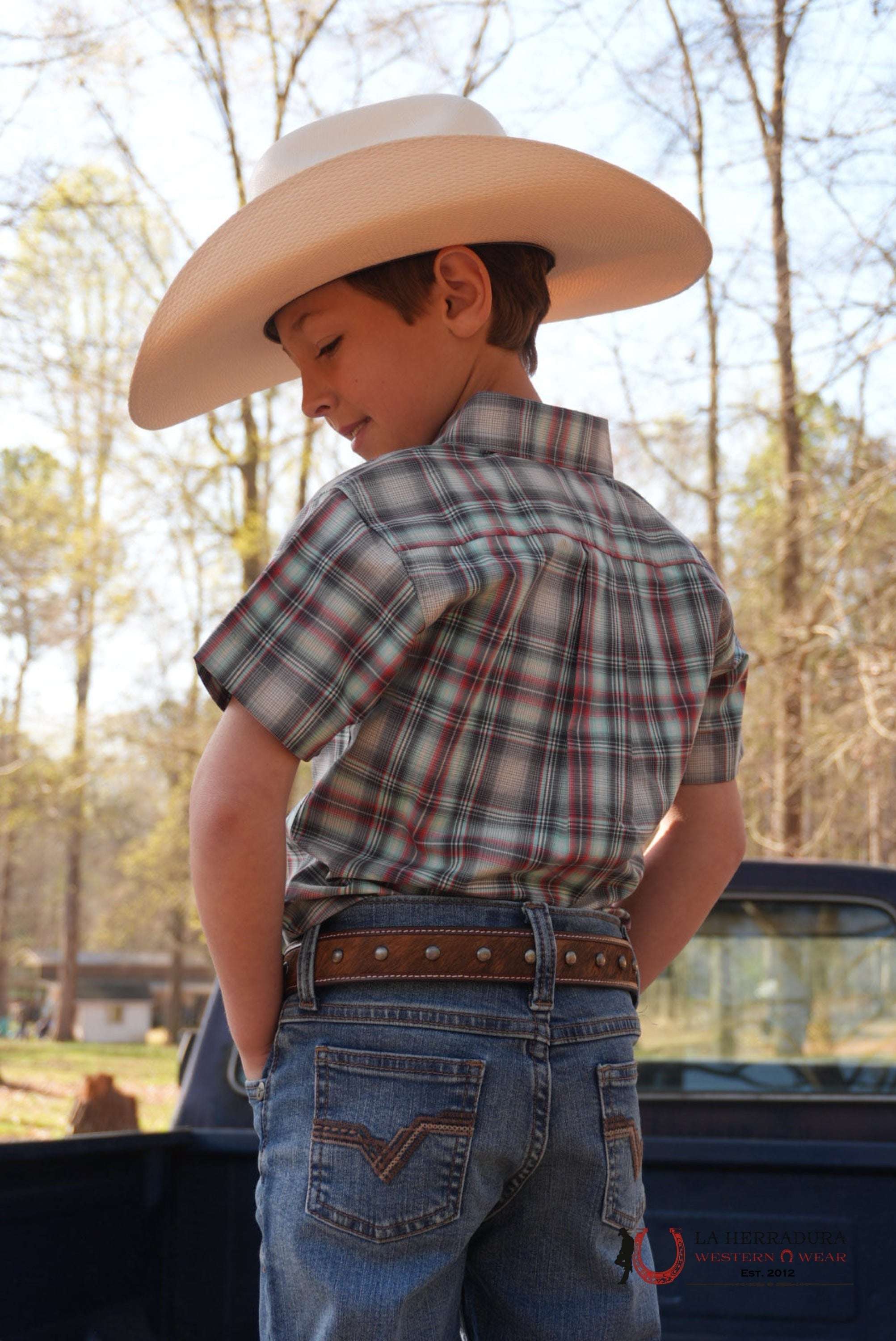 CINCH BOYS GEOMETRIC MULTICOLOR STYLE MTW7140030 Laherradurawwnc.com