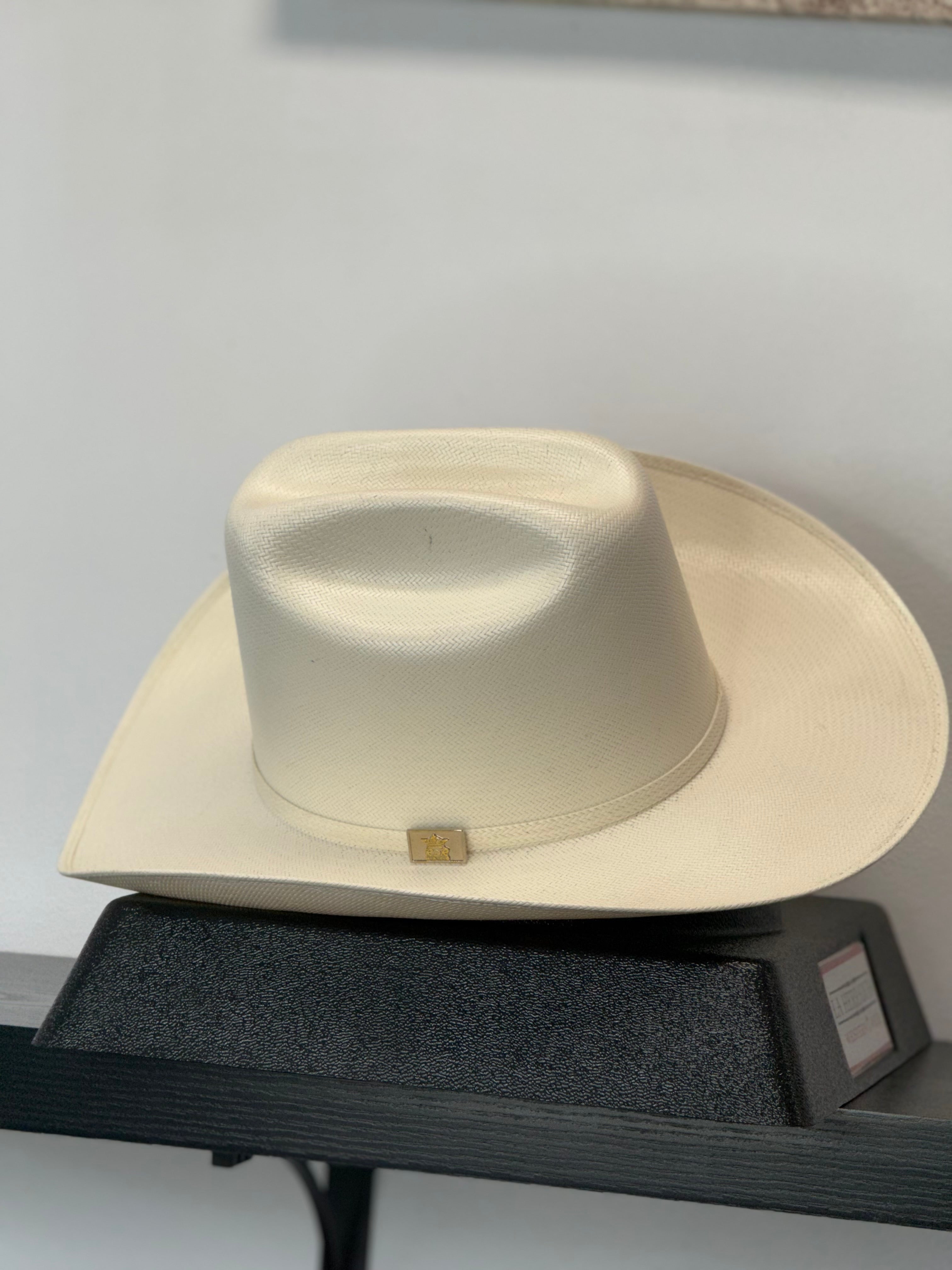 RDR 180 STRAW HAT Copa alta 30x toquila white ala 3 3/4
