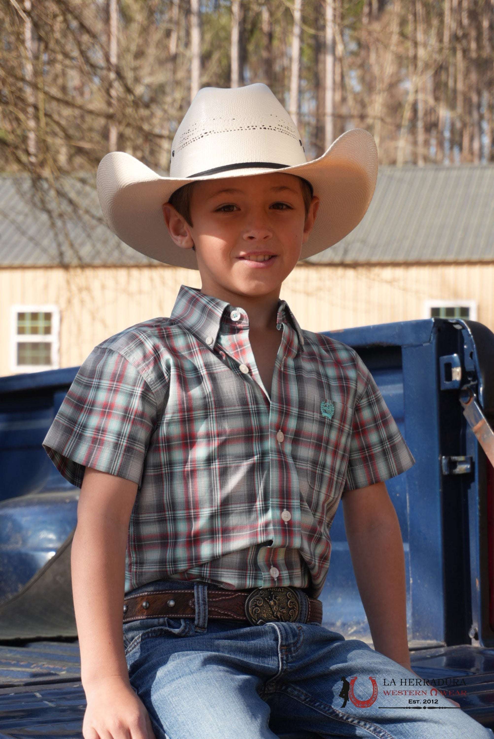 CINCH BOYS GEOMETRIC MULTICOLOR STYLE MTW7140030 Laherradurawwnc.com