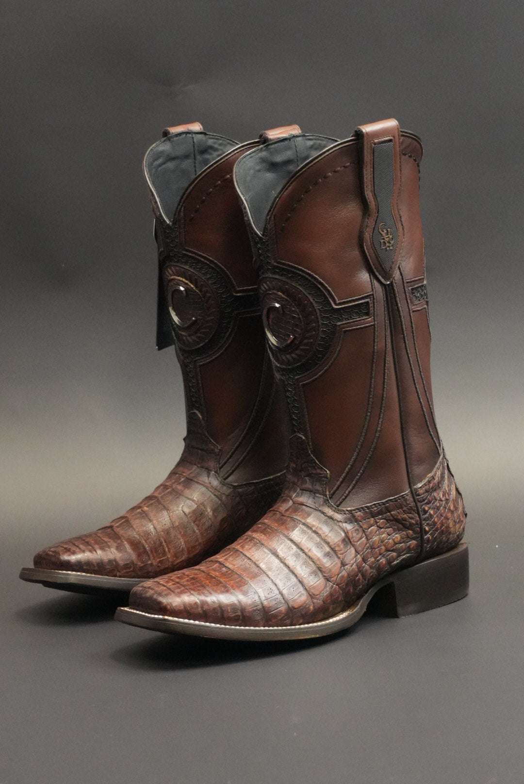 CUADRA MENS BOTA DE FUSCUS LOMO BELLY Y BALTICO CAFE SQ. TOE CU975 Laherradurawwnc.com