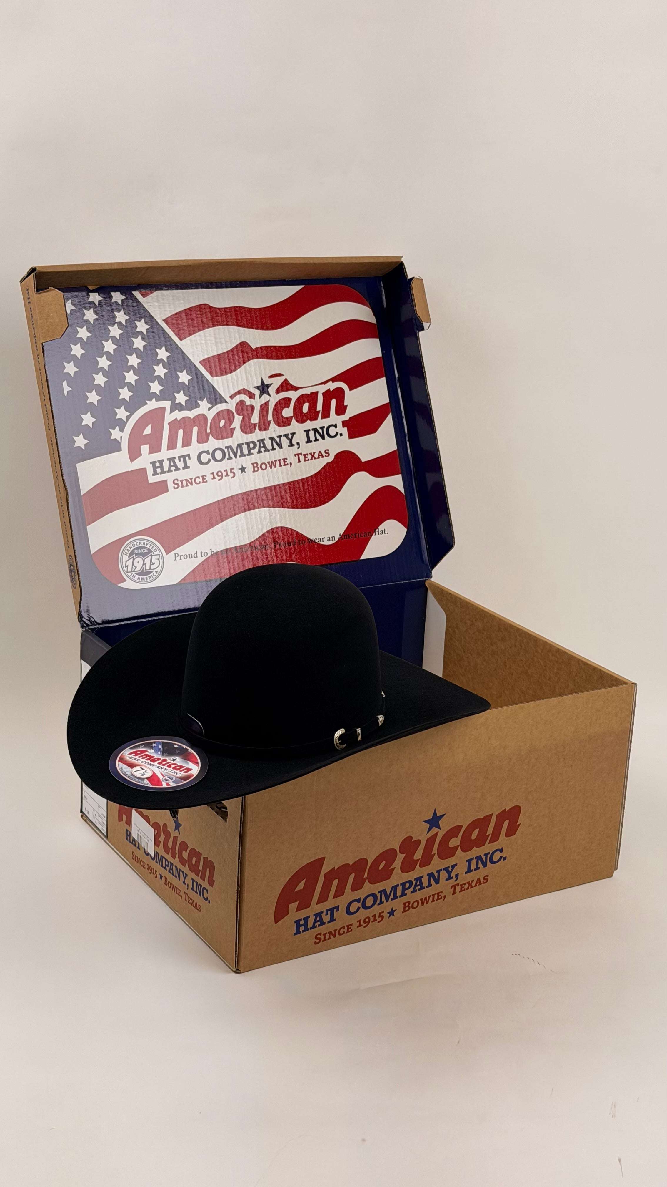 500X American Felt Hat Black Laherradurawwnc.com