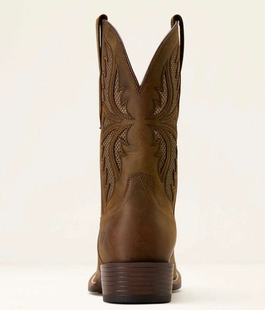ARIAT MENS BOOT CLEARWATER VentTEK™ DISTRESSED BROWN NARROW CUTTER 10074234 Laherradurawwnc.com