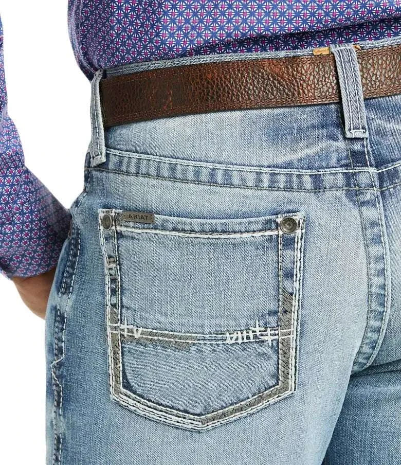ARIAT MEN JEAN M2 TRADITIONAL RELAXED BOOT CUT SHASTA - 10020942 Laherradurawwnc.com