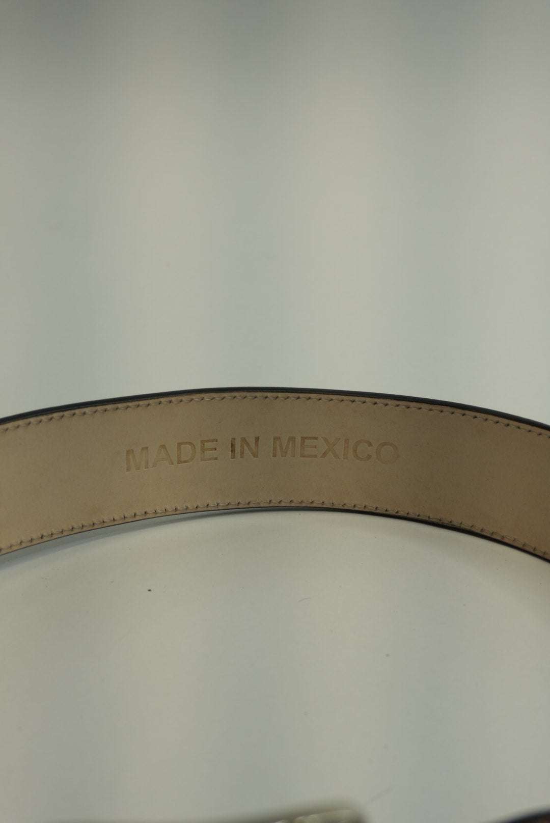 LA HERRADURA BELT 2 INCH BLACK/NAVY BLUE WITH WHITE NEW DESIGN Laherradurawwnc.com