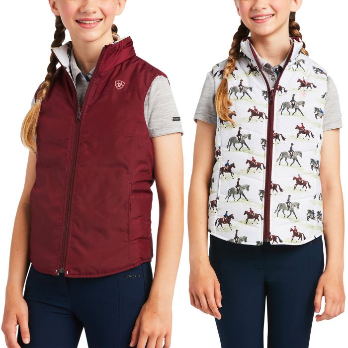Ariat Youth Bella Insulated Reversible Vest Horses - 10039220