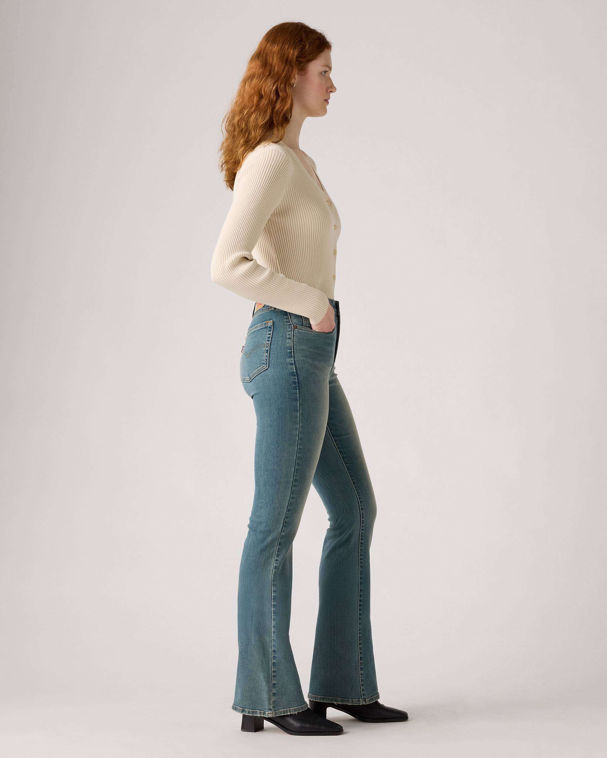 726 LEVI’S WOMENS HIGH RISE STELLAR STRETCH FLARE JEAN - A34100124 Laherradurawwnc.com