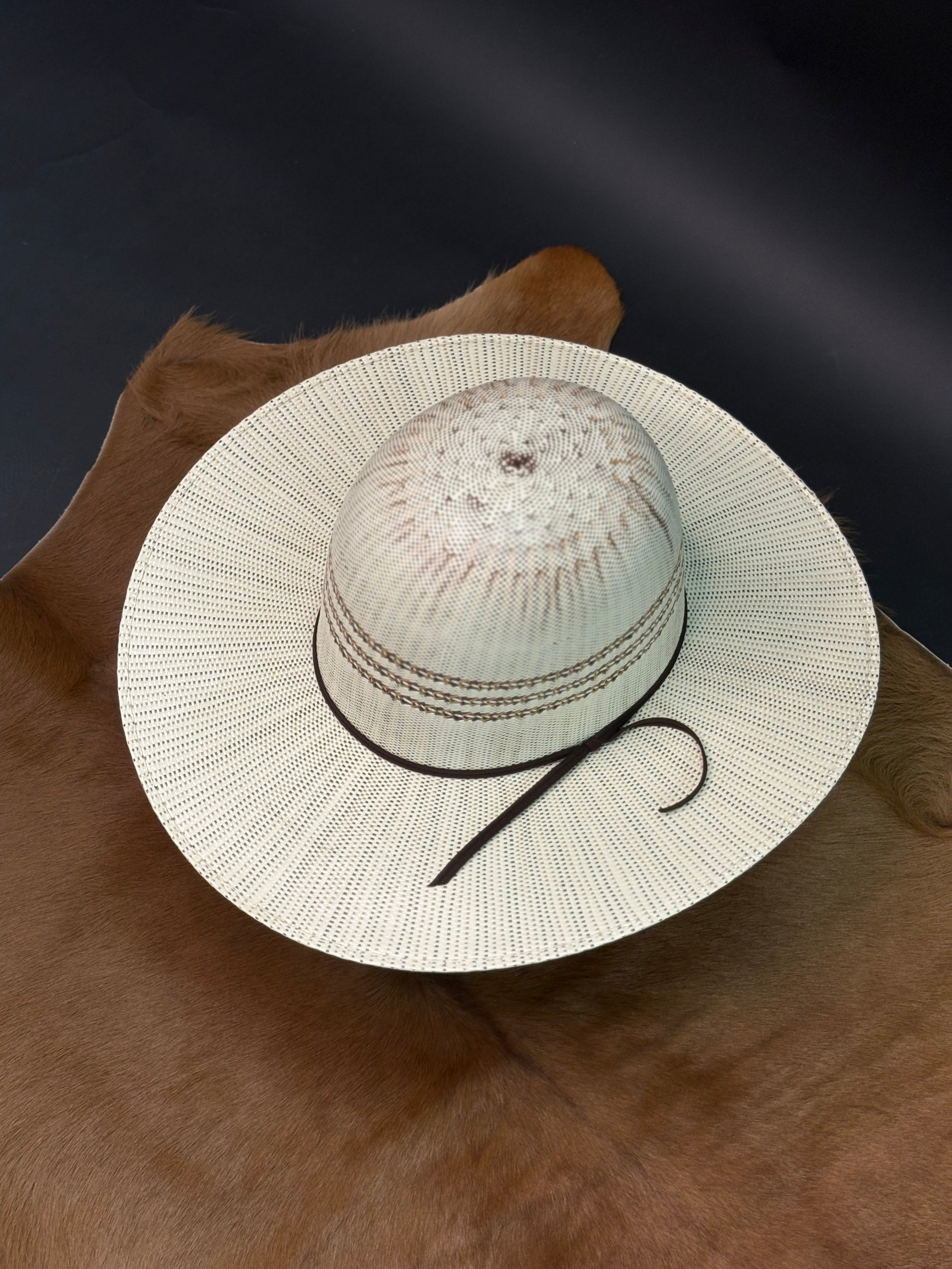RDR OB270 OPEN CROWN STRAW HAT 10x