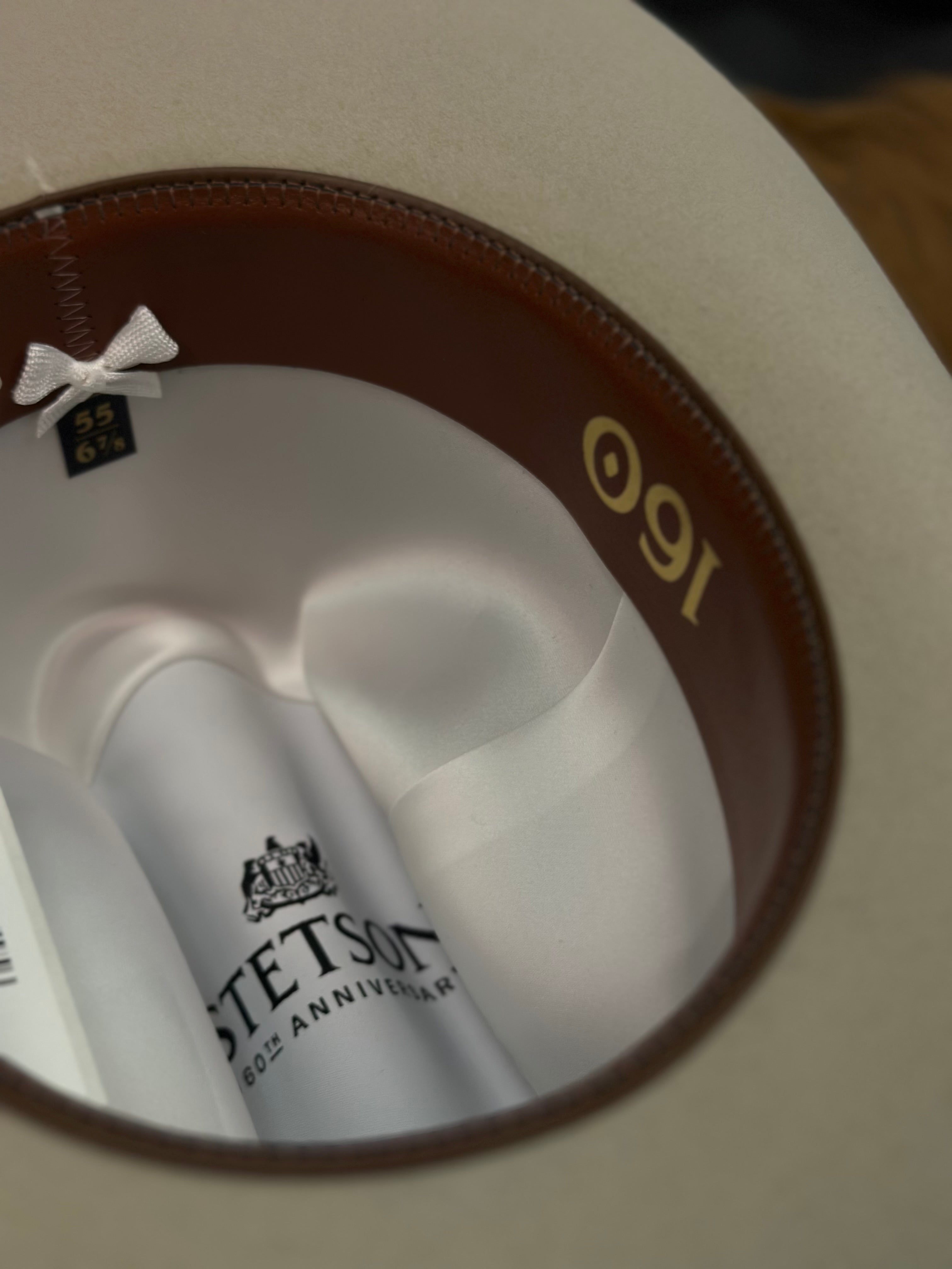 STETSON 6X SILVERBELLY COPA ALTA EDICION ESPECIAL 160 ANNIVERSARIO