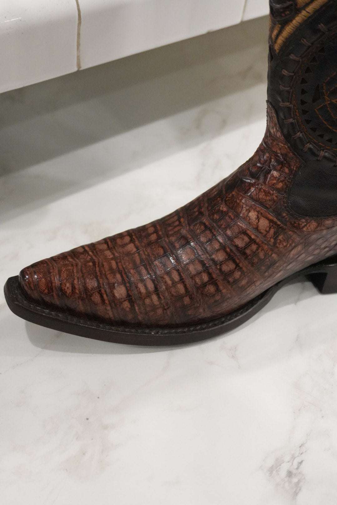 CUADRA BOOT FUSCUS LOMO BELLY MARRON POINT TOE Laherradurawwnc.com