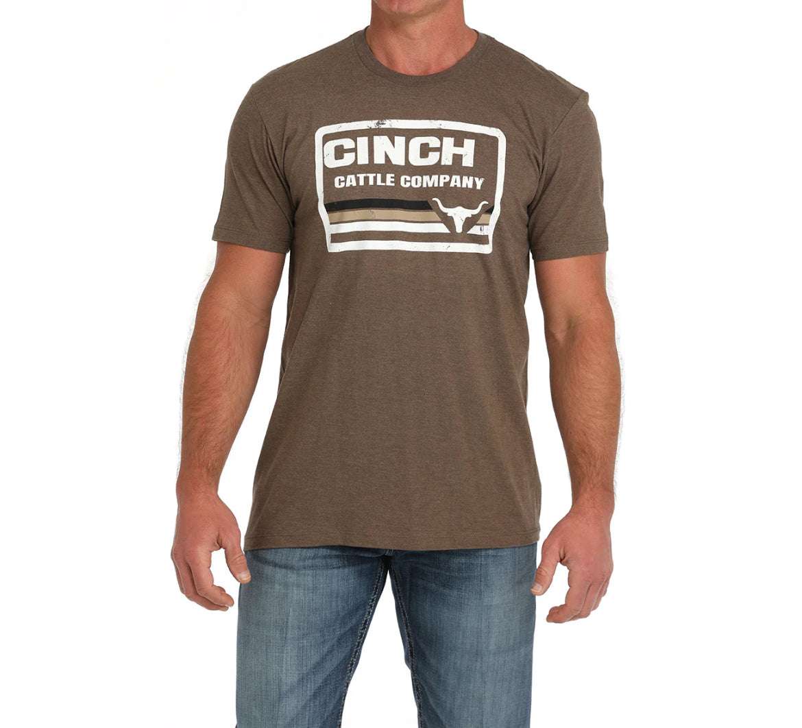 CINCH T-SHIRT MTT1690675 BROWN Laherradurawwnc.com