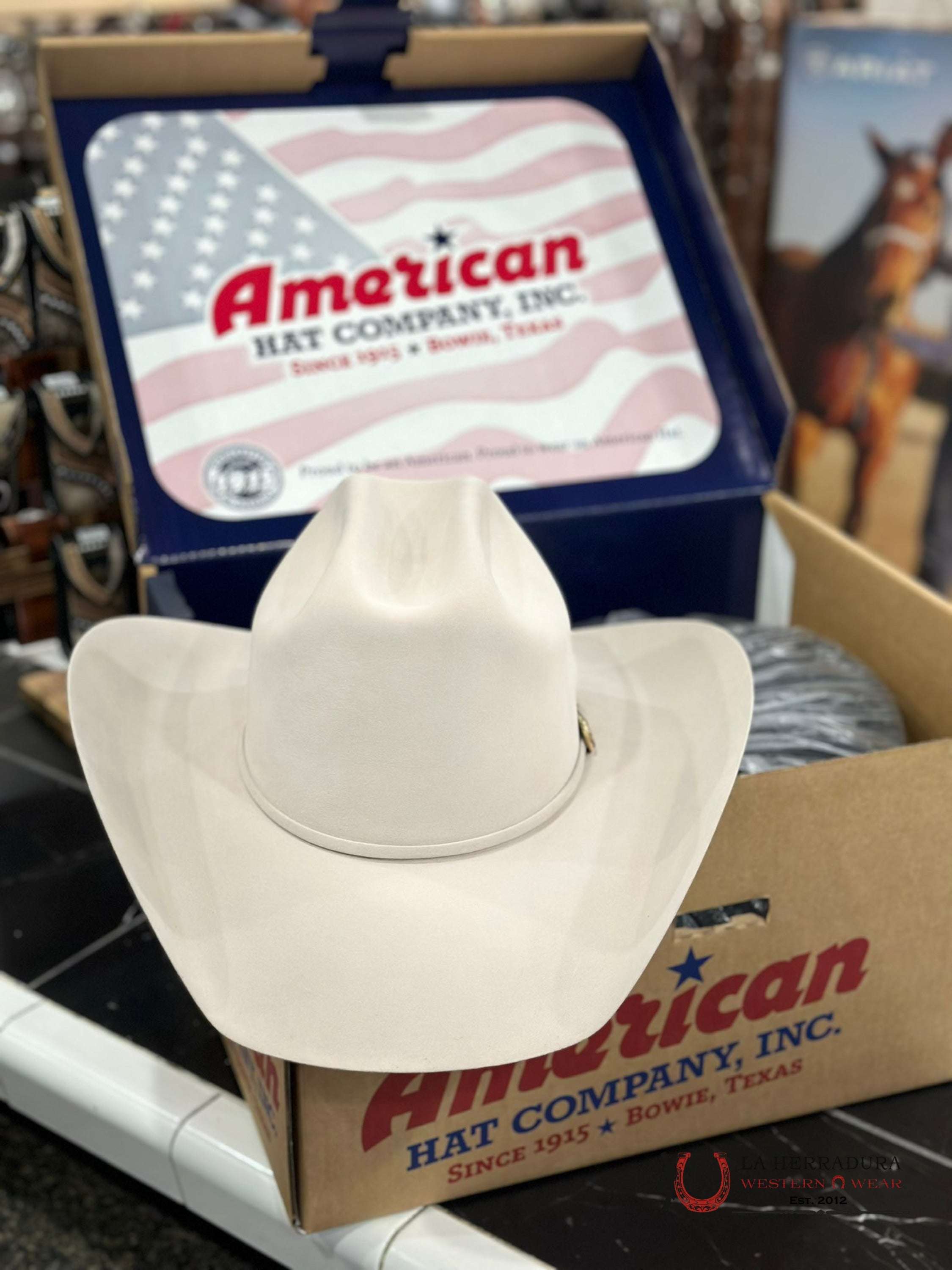 1000X American Felt Hat Silver Belly Tejana