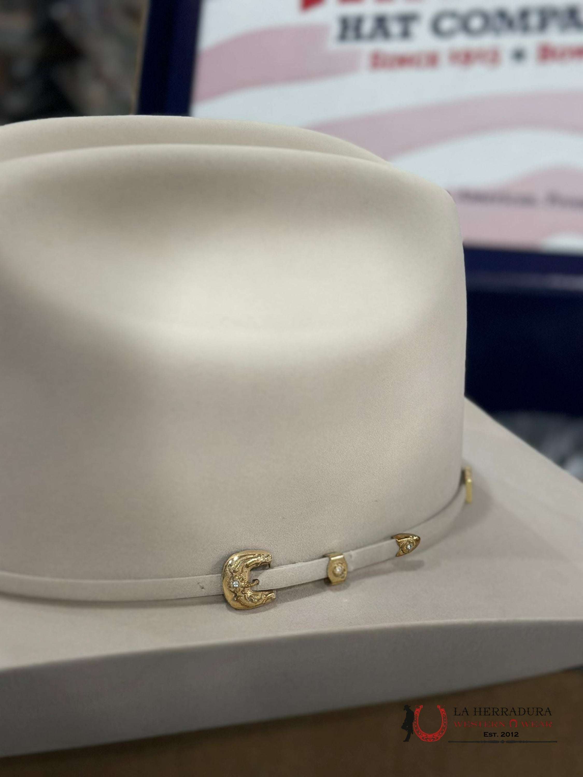 1000X American Felt Hat Silver Belly Tejana