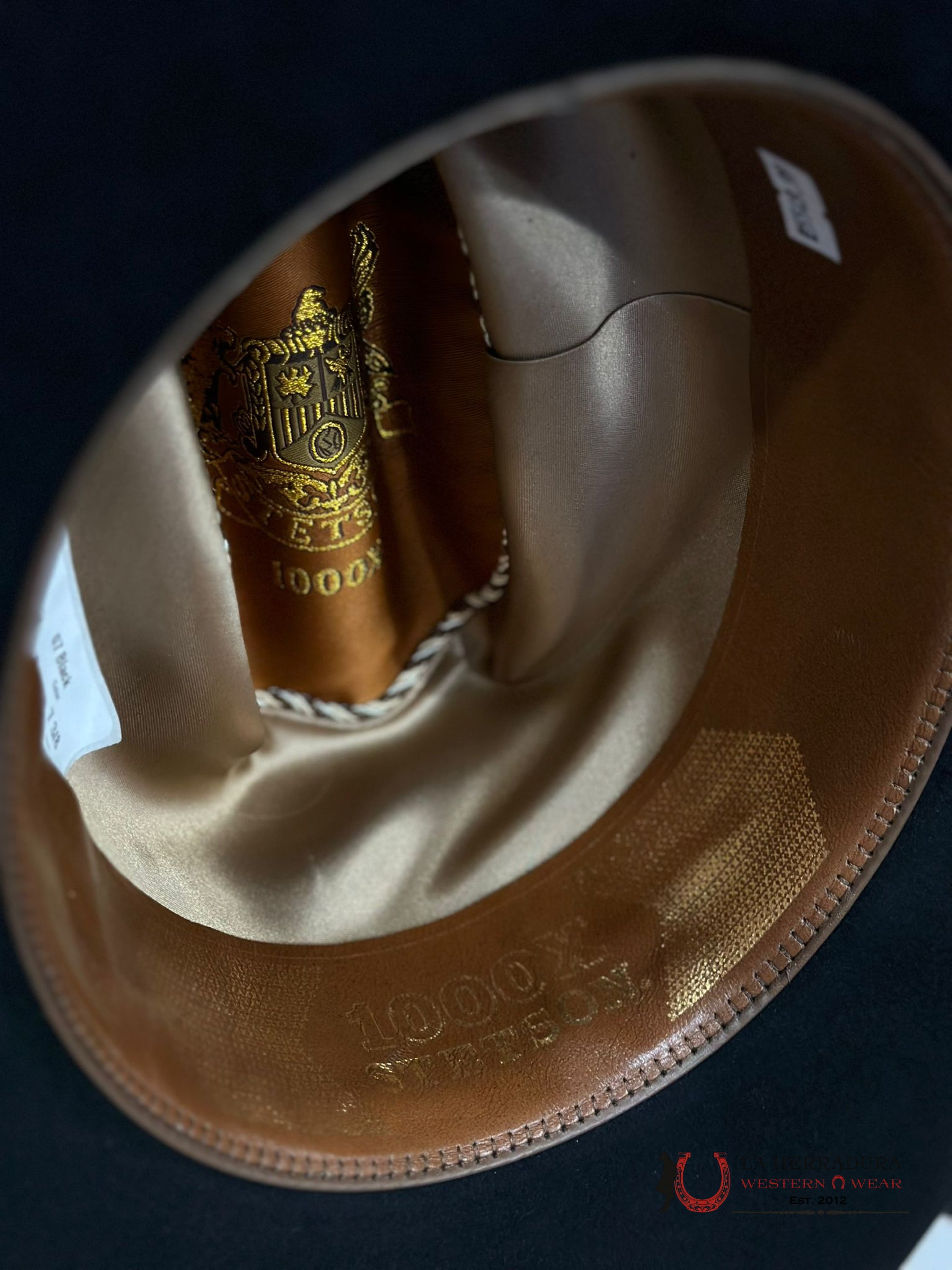 1000X Stetson El Diamante Black Tejana