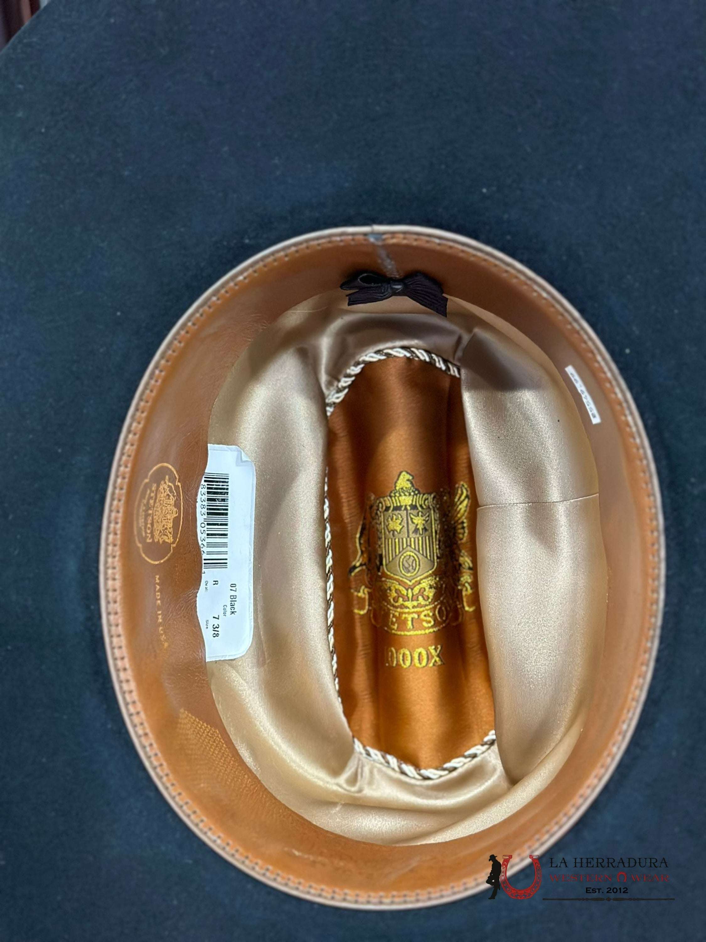 1000X Stetson El Diamante Black Tejana