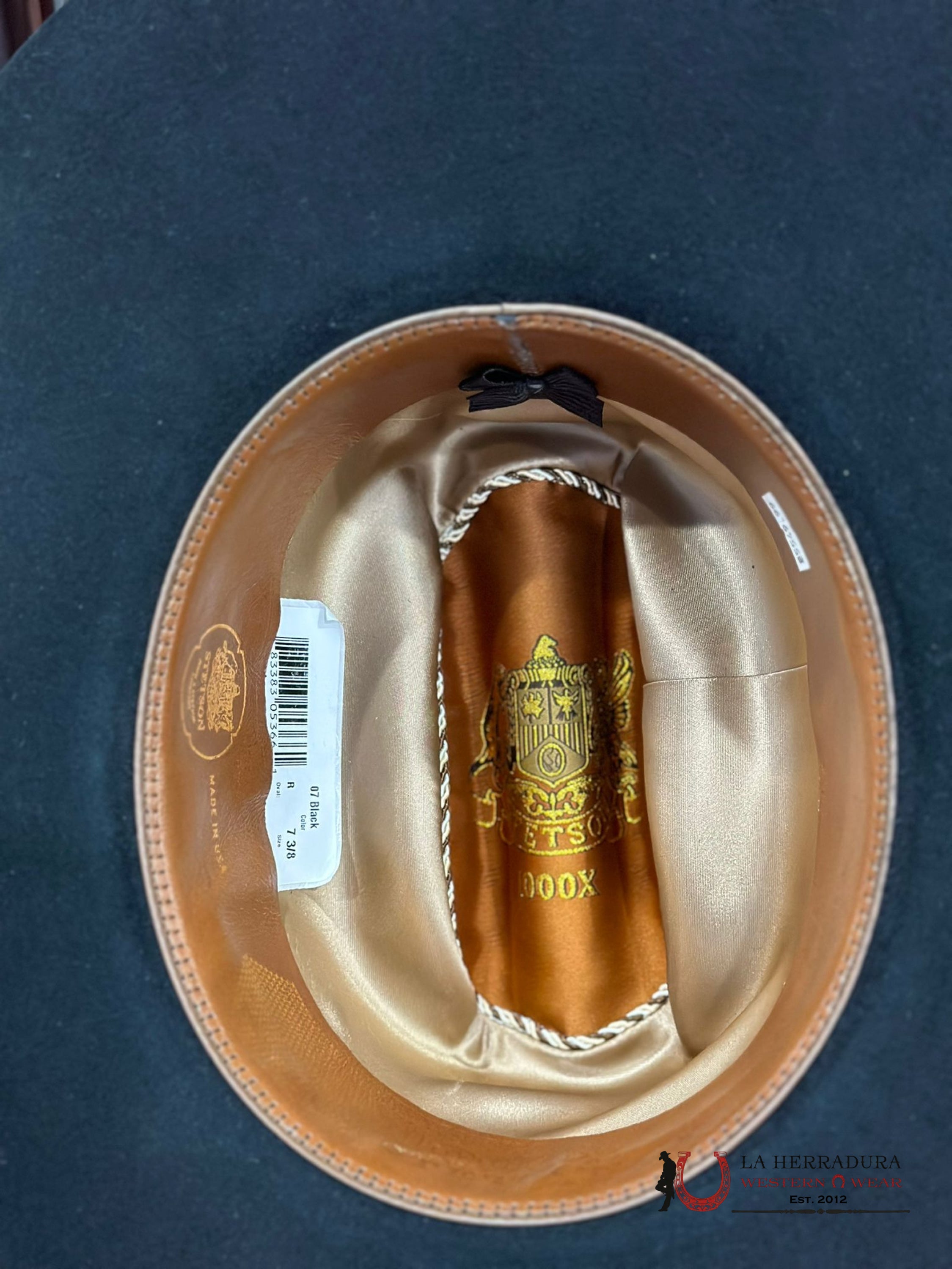 1000X Stetson El Diamante Black Tejana