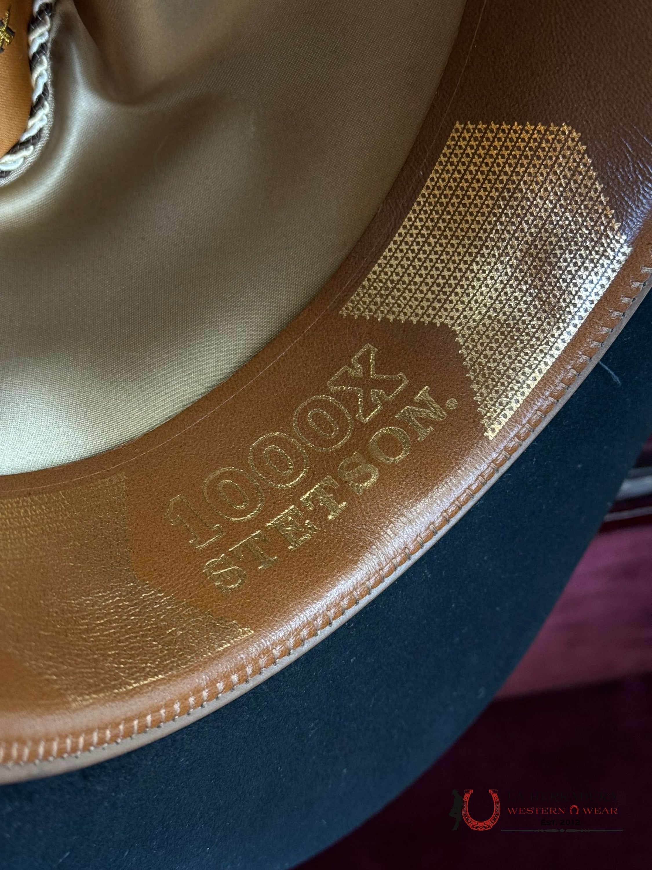 1000X Stetson El Diamante Black Tejana