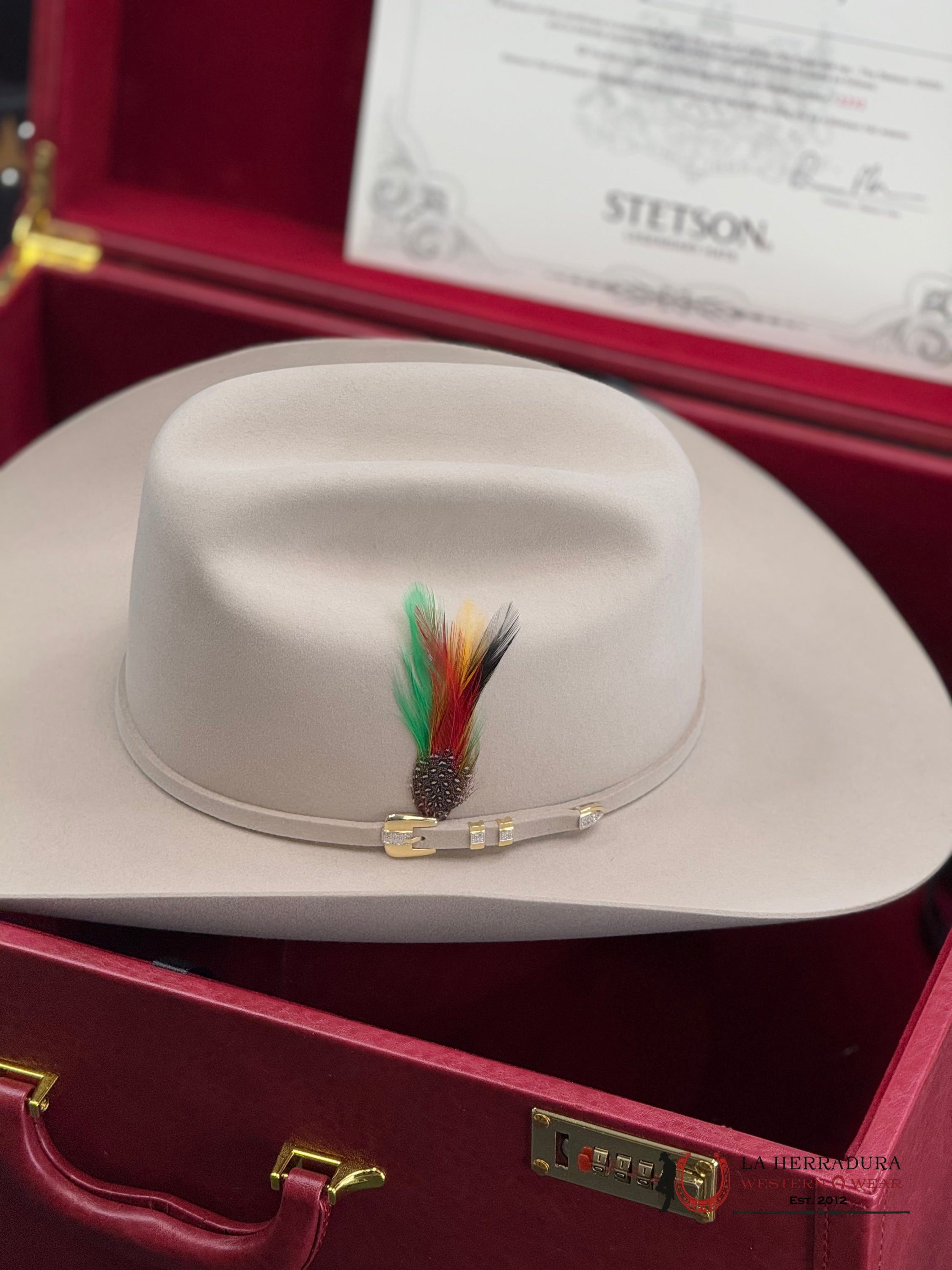 1000X Stetson El Diamante Silver Belly Tejana