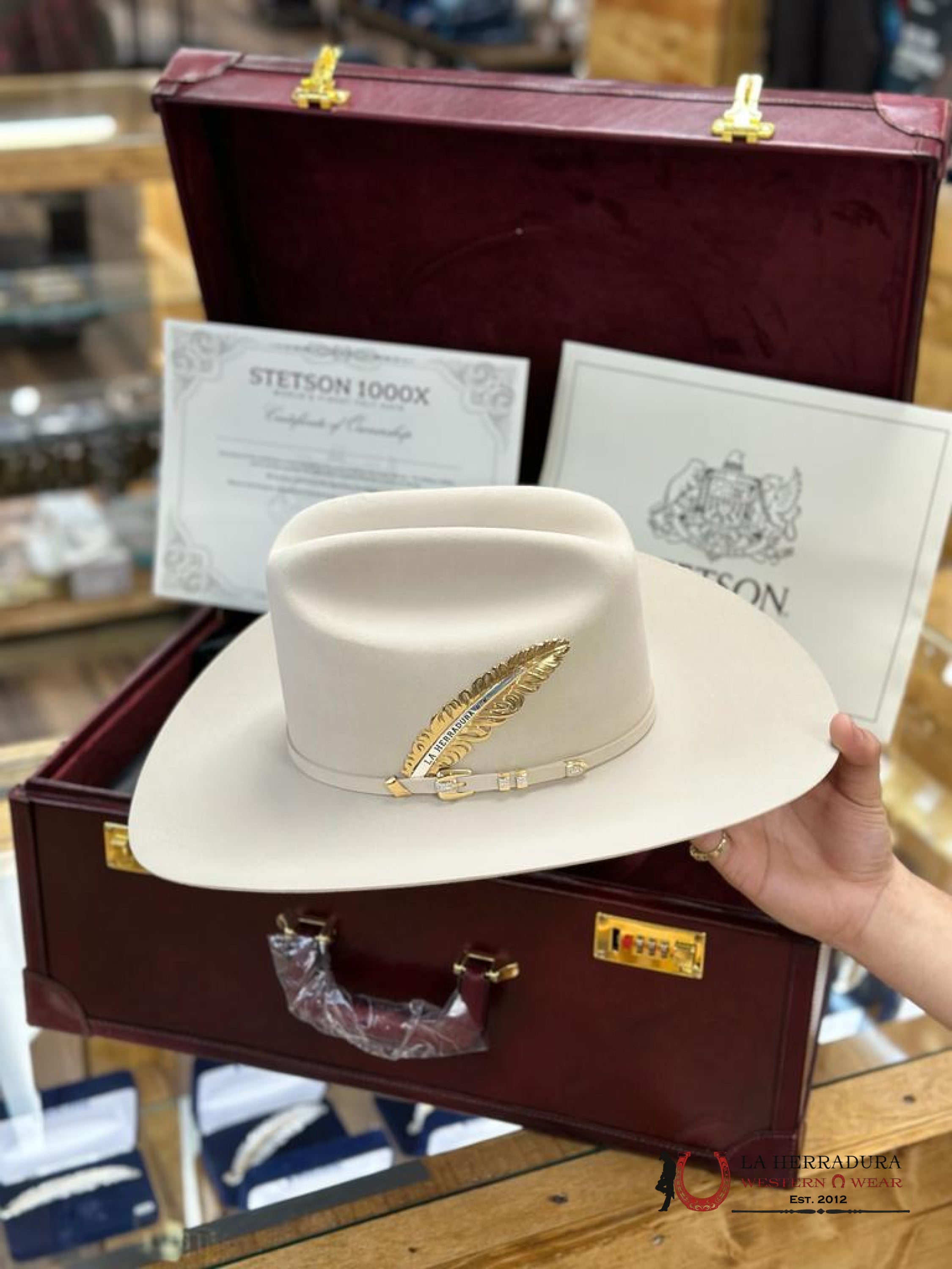 1000X Stetson El Diamante Silver Belly Tejana