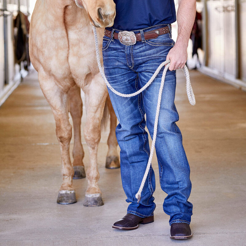 ARIAT MEN JEAN M2 TRADITIONAL RELAXED BOOT CUTE FARGO 10026664