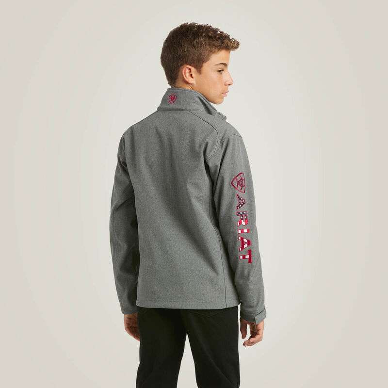 ARIAT BOYS CHARCOAL AMERICANA JACKET-10037366 Laherradurawwnc.com