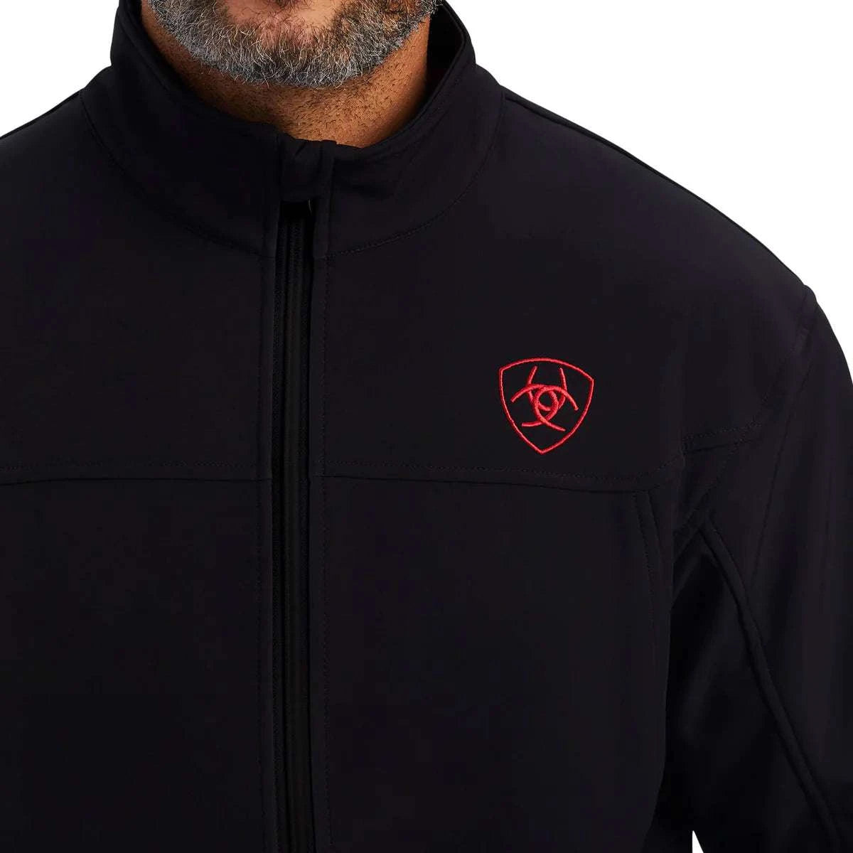 ARIAT JACKET NEW TEAM SOFTSHELL BRAND MEX BLACK - 10043055 Laherradurawwnc.com