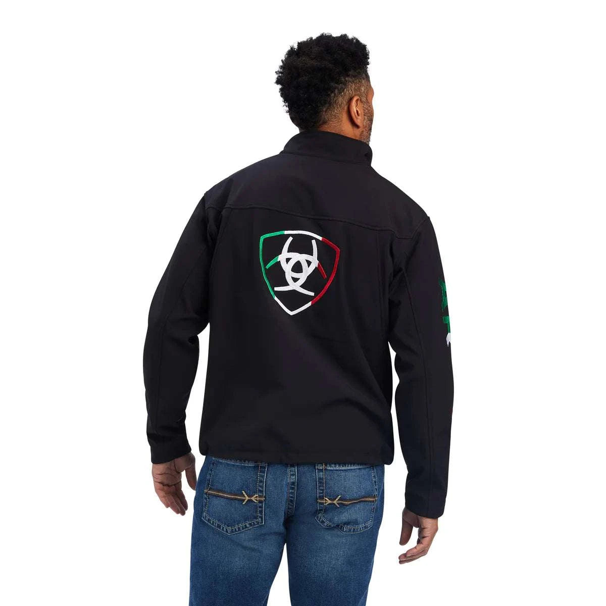 ARIAT JACKET NEW TEAM SOFTSHELL BRAND MEX BLACK - 10043055 Laherradurawwnc.com