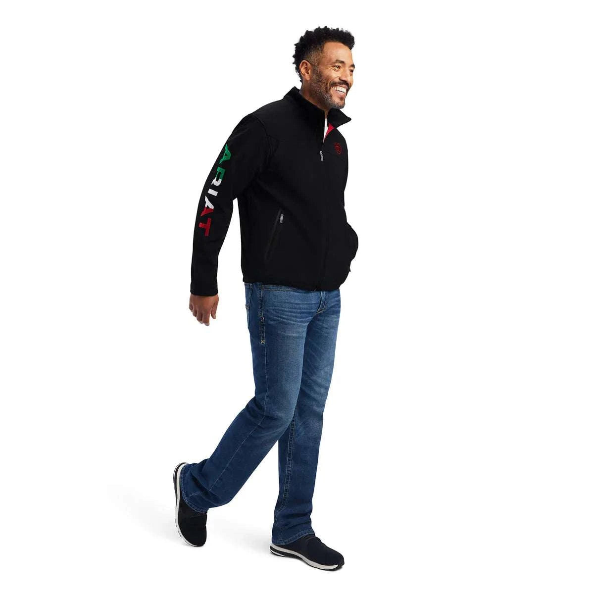 ARIAT JACKET NEW TEAM SOFTSHELL BRAND MEX BLACK - 10043055 Laherradurawwnc.com