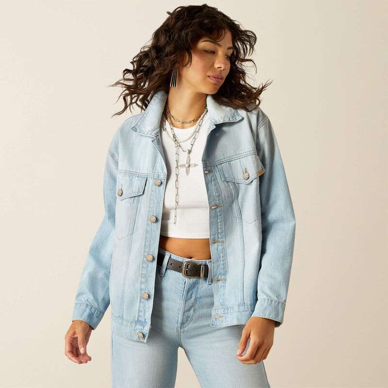 ARIAT WOMENES OVERSIDED TRUCKER ZUMA JACKET 10061759 Laherradurawwnc.com