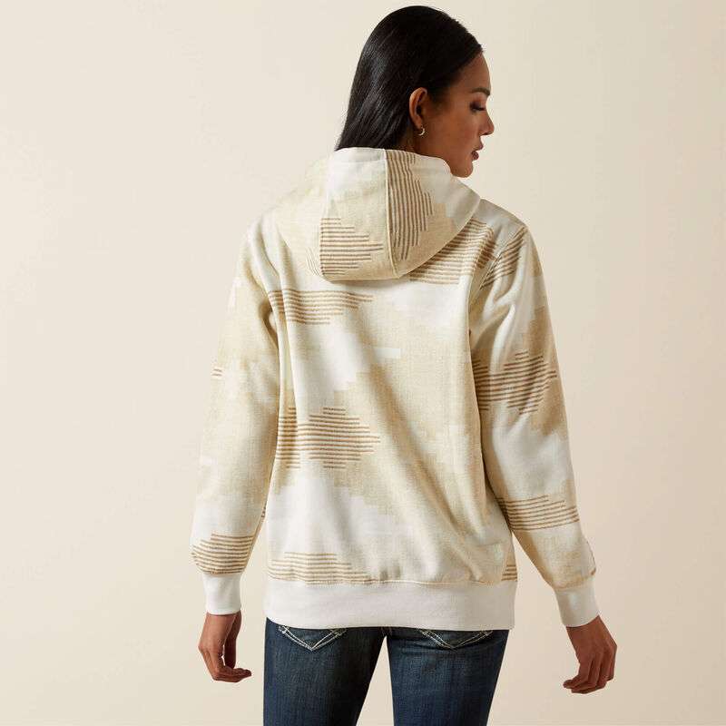 ARIAT WOMENS LOGO 2.0 HOODIE SEDONA PRINT 10062290 Laherradurawwnc.com