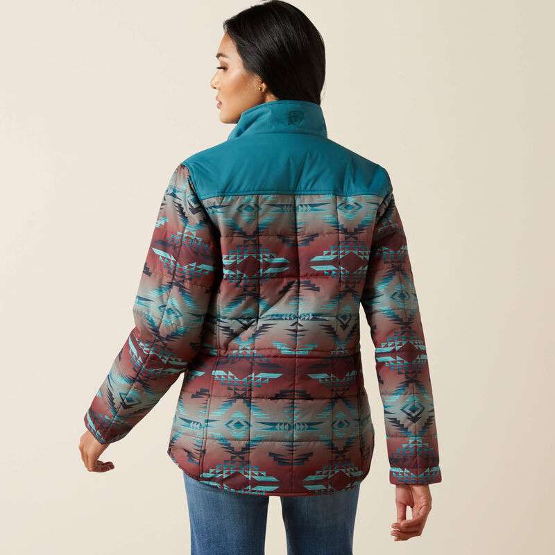 ARIAT WOMEN JACKET DRAGONFLY BLANKET PRINT - 10062549 Laherradurawwnc.com