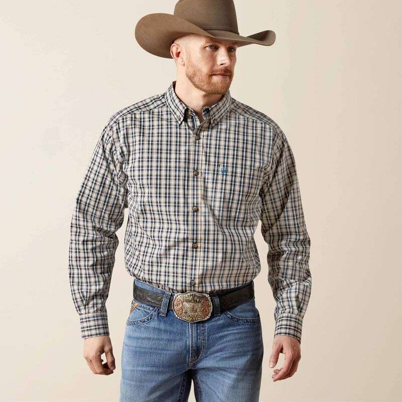 ARIAT MEN BLACK PRO TEX LS SHIRT-10065775 Laherradurawwnc.com