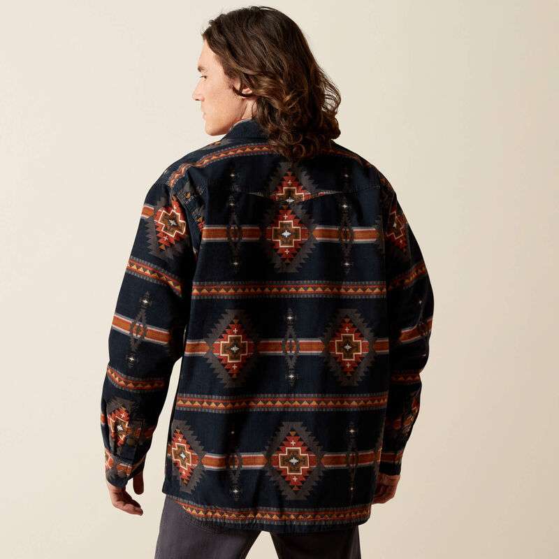 MENS ARIAT JACKET HENSLEY CORDUROY RETRO SHAT JKT DARK GREY 10065817 Laherradurawwnc.com