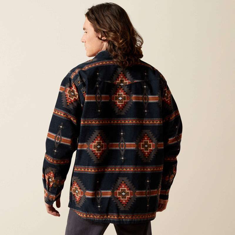 MENS ARIAT JACKET HENSLEY CORDUROY RETRO SHAT JKT DARK GREY 10065817 Laherradurawwnc.com