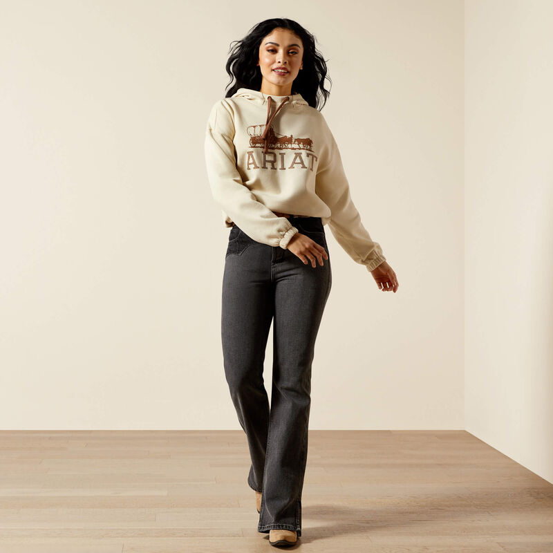 ARIAT WOMENS ESSENTIAL HOOD OYSTER GREY -10065939