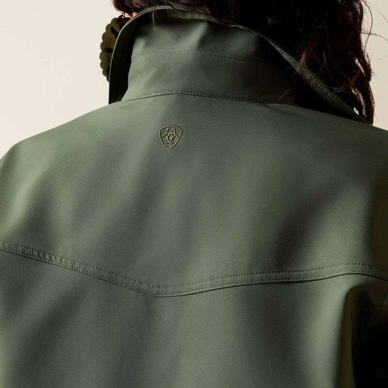 ARIAT WOMENS WAGONER LIGHTWEIGHT DUCK GREEN JACKET 10071121 Laherradurawwnc.com