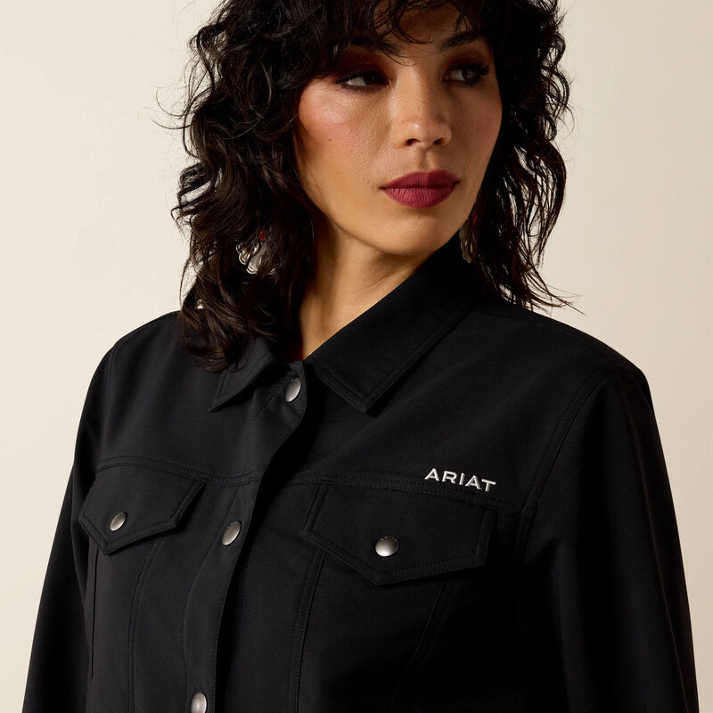 ARIAT WOMENS WAGONER LIGHTWEIGHT JACKET BLACK 10071122