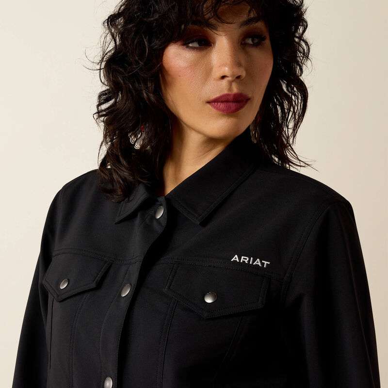 ARIAT WOMENS WAGONER LIGHTWEIGHT JACKET BLACK 10071122 Laherradurawwnc.com