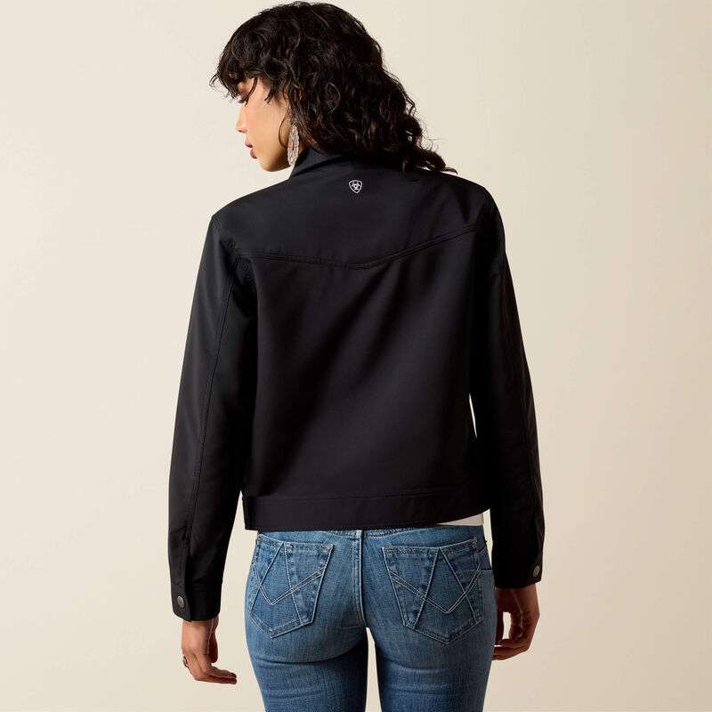 ARIAT WOMENS WAGONER LIGHTWEIGHT JACKET BLACK 10071122 Laherradurawwnc.com