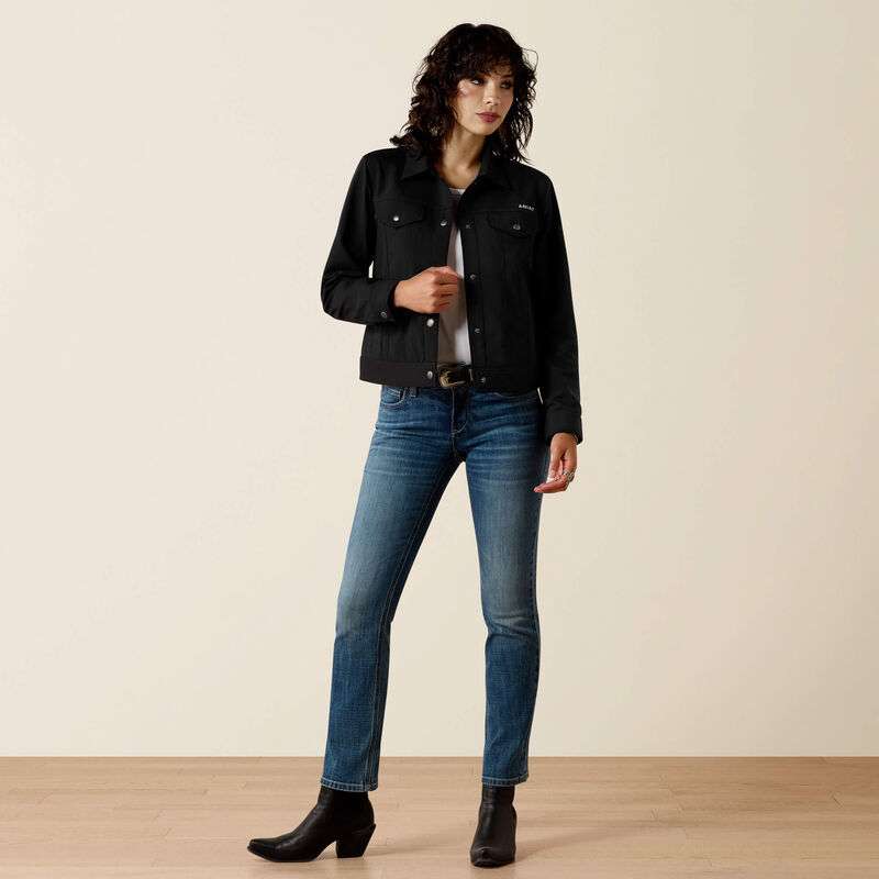 ARIAT WOMENS WAGONER LIGHTWEIGHT JACKET BLACK 10071122 Laherradurawwnc.com