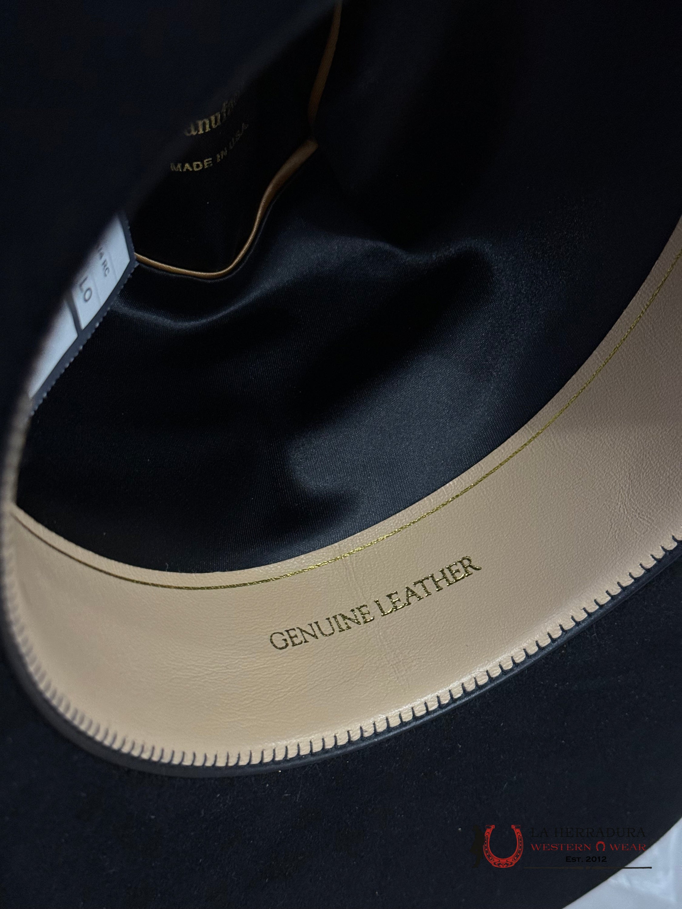 100X American Felt Hat Black Tejana