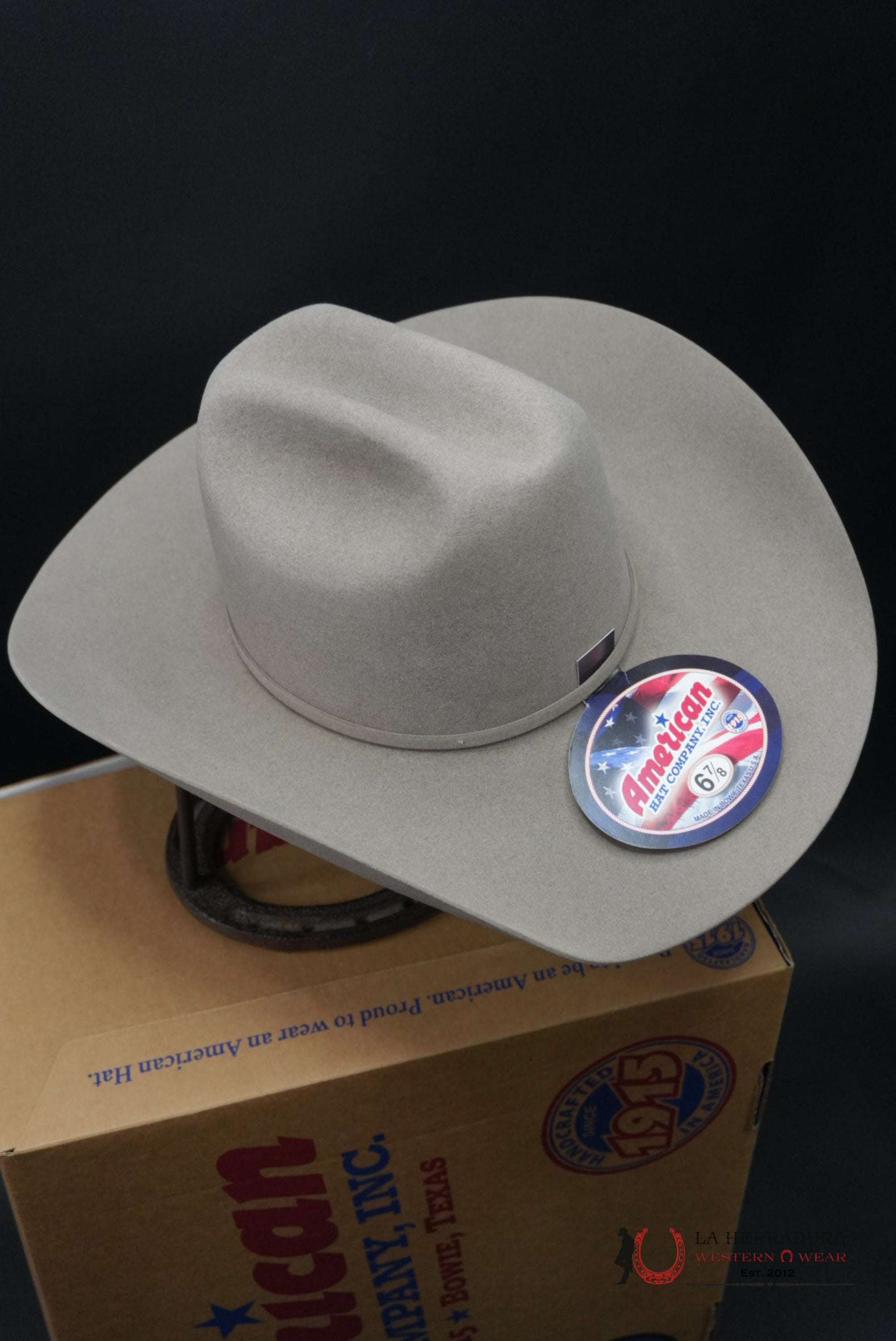 100x American Felt Hat Natural TEJANA