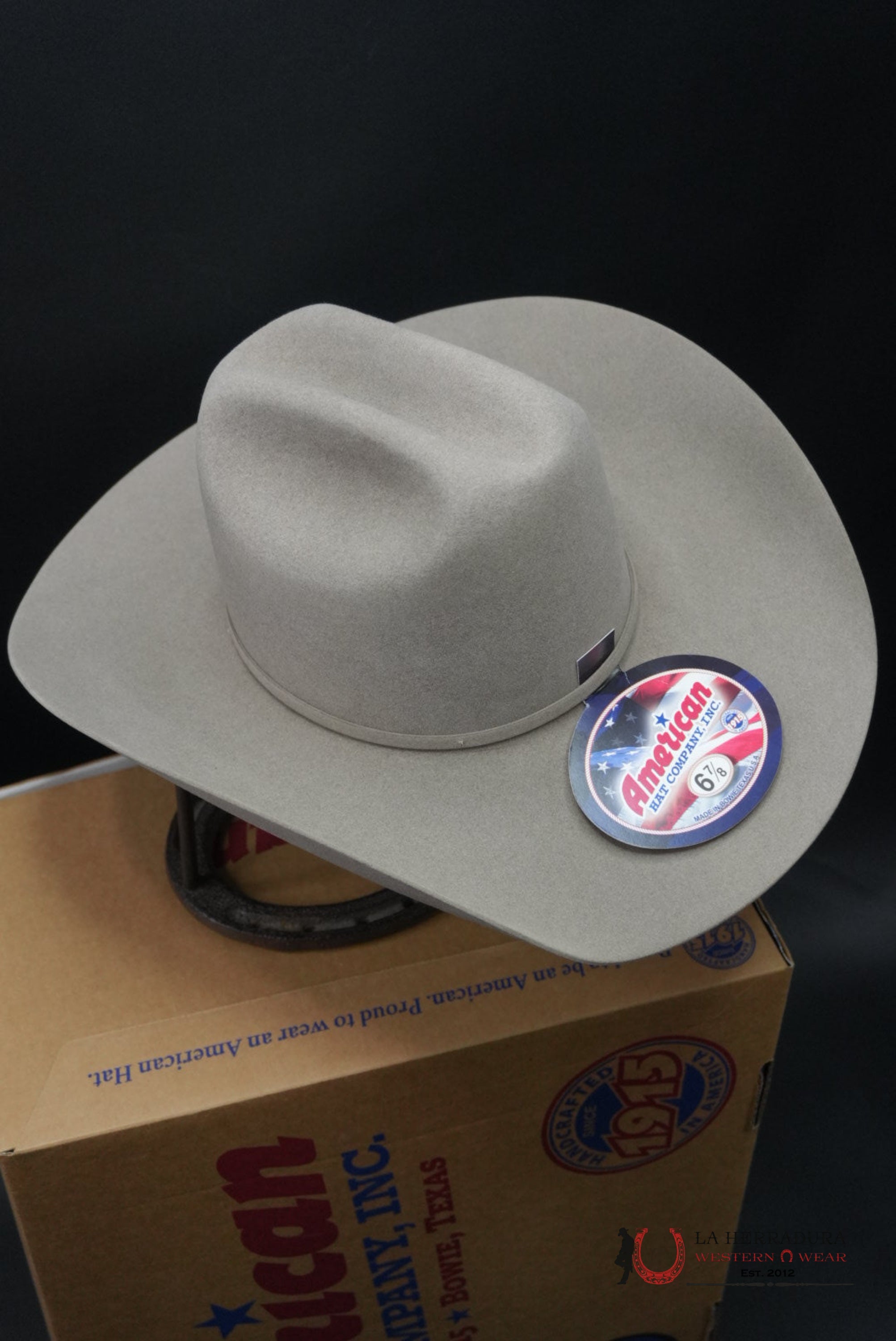 100x American Felt Hat Natural TEJANA