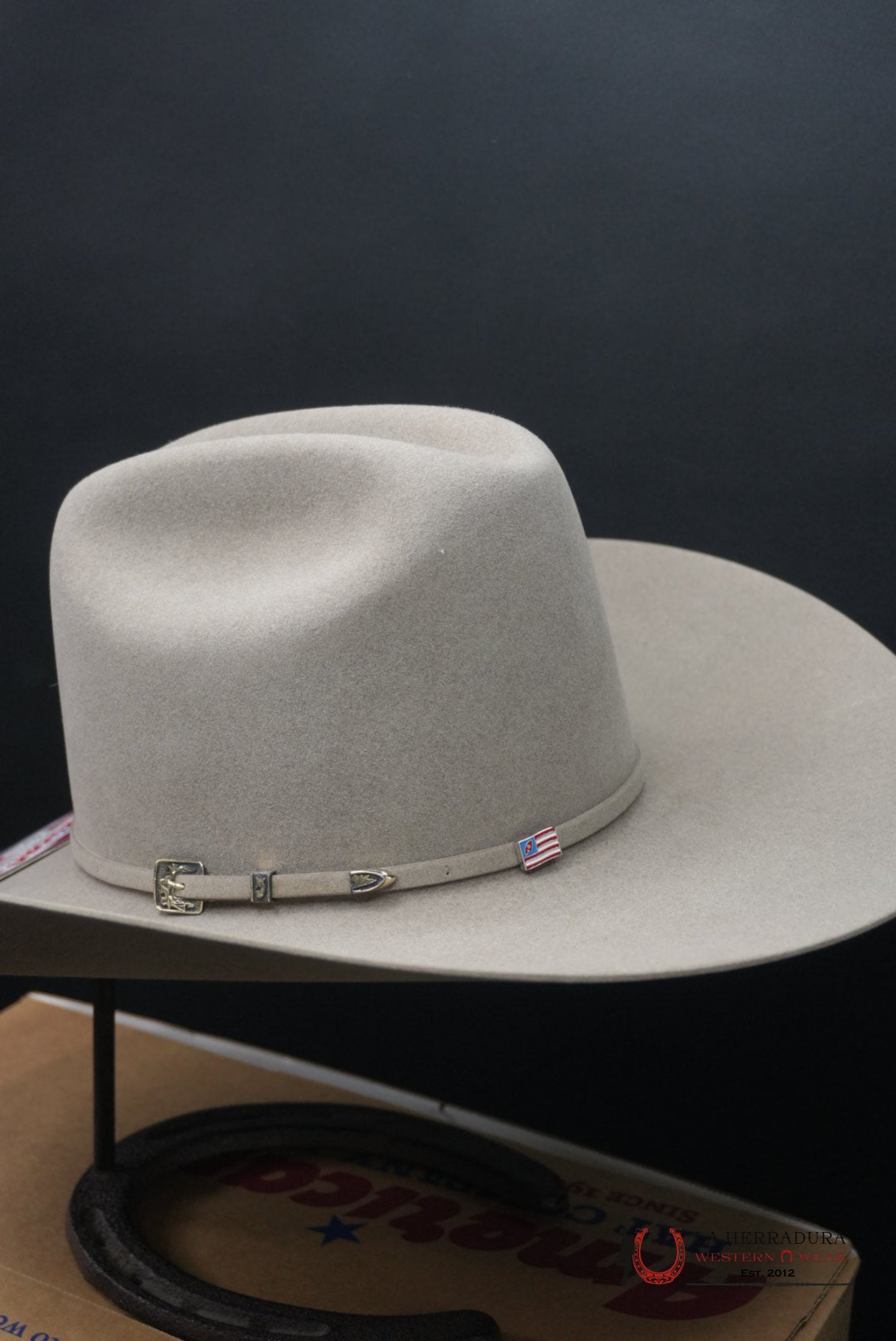 100x American Felt Hat Natural TEJANA