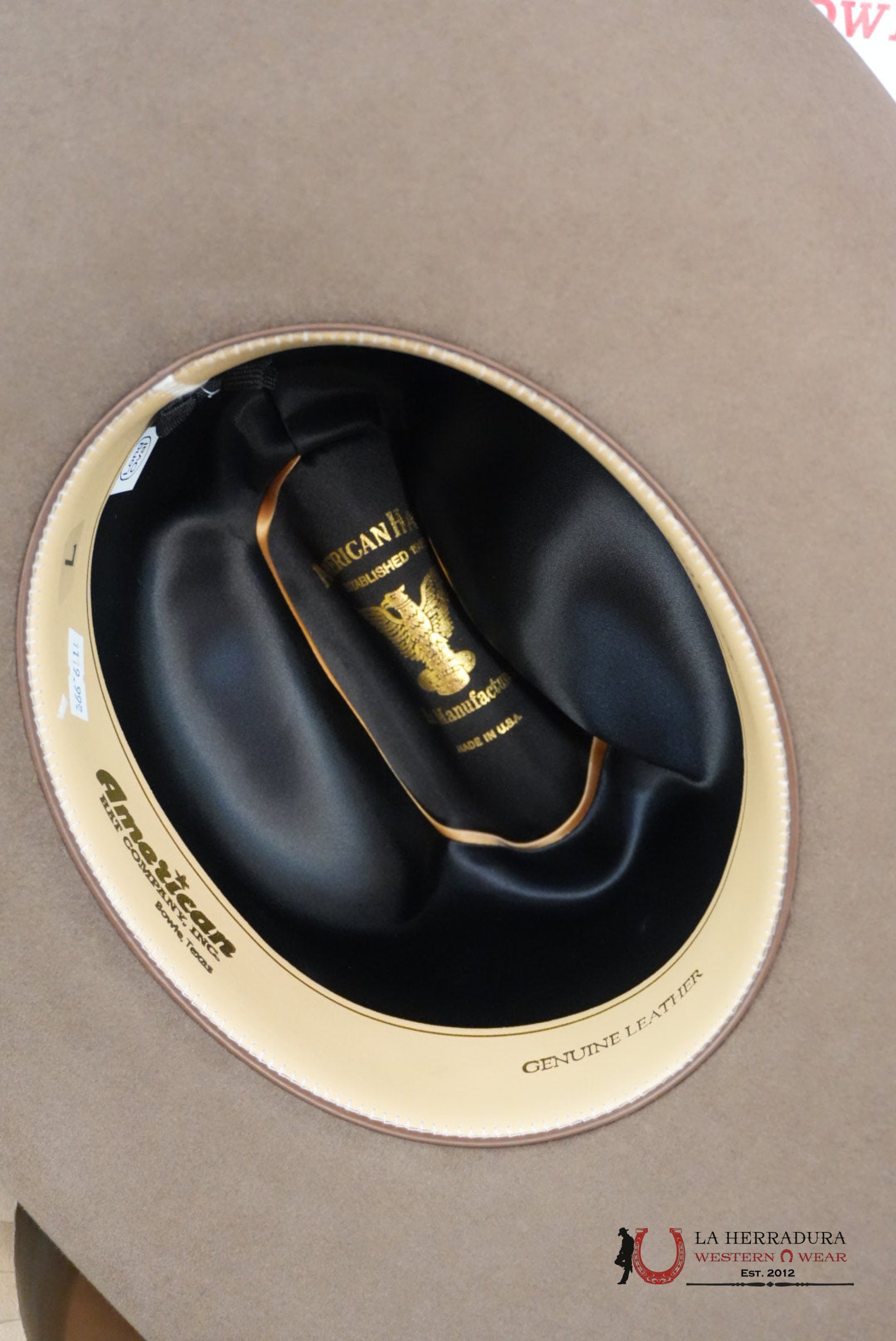 100x American Felt Hat Pecan TEJANA