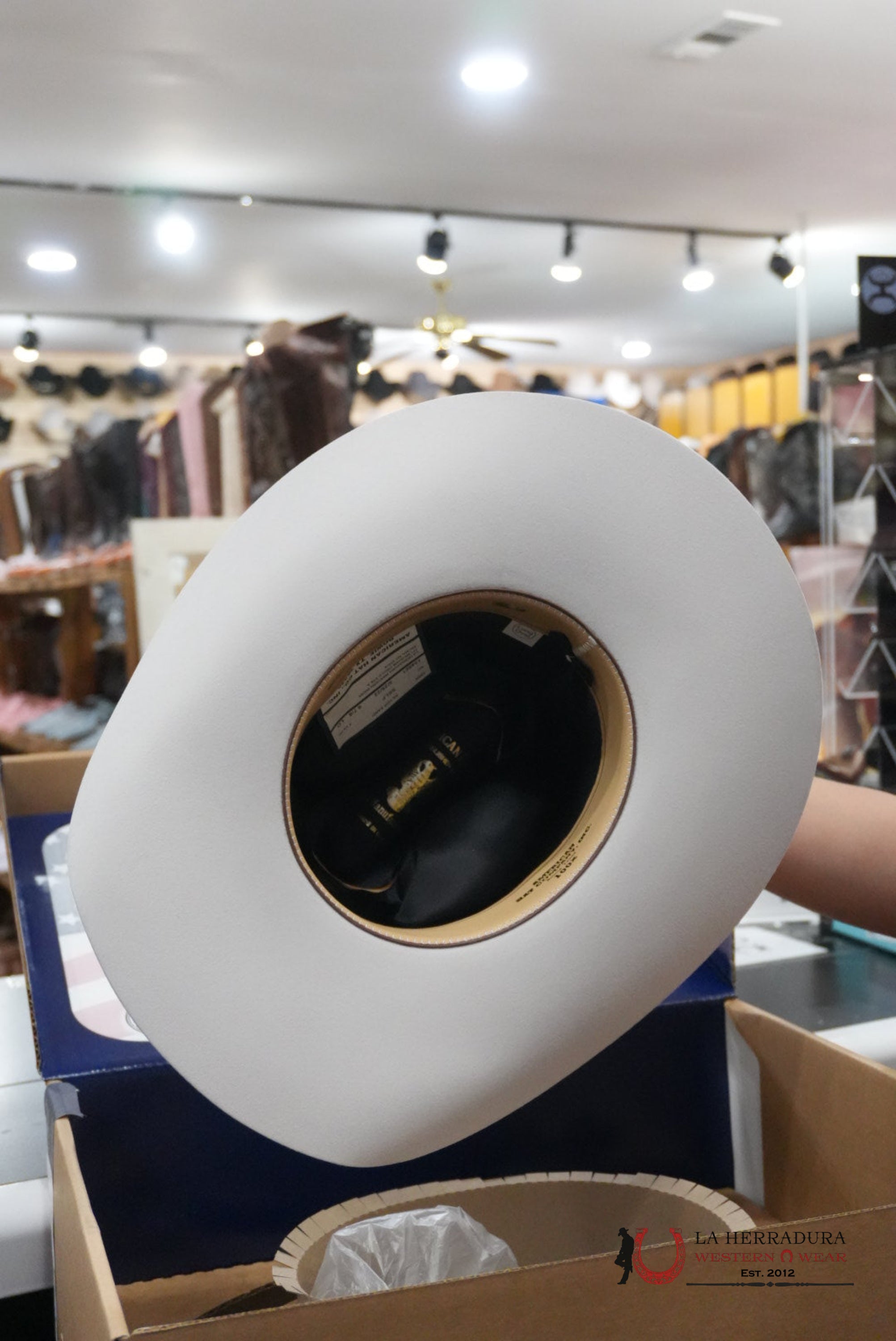 100x American Felt Hat Silver Sand TEJANA