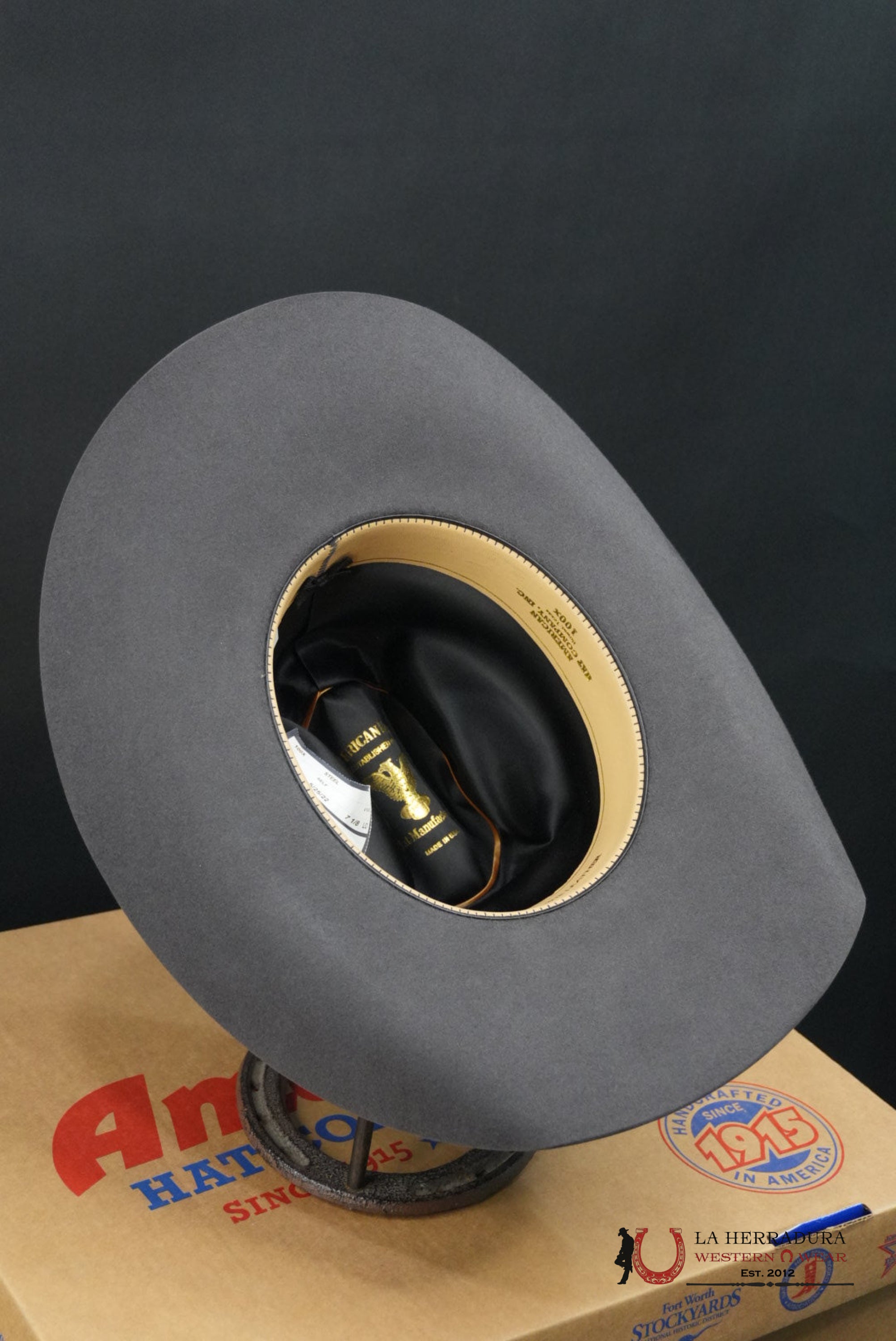 100x American Felt Hat Steel TEJANA