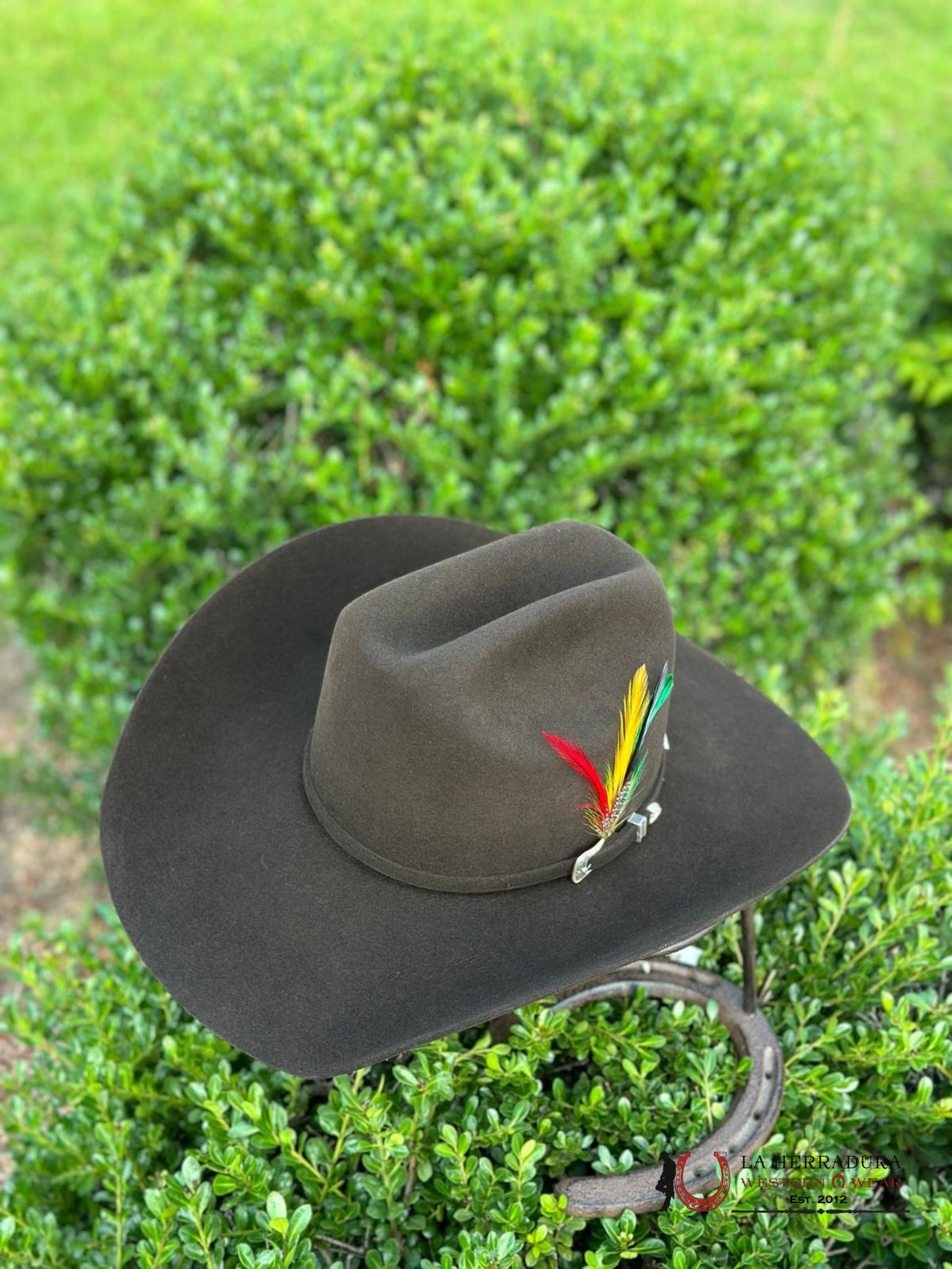 10X American Felt Hat Chocolate Tejana