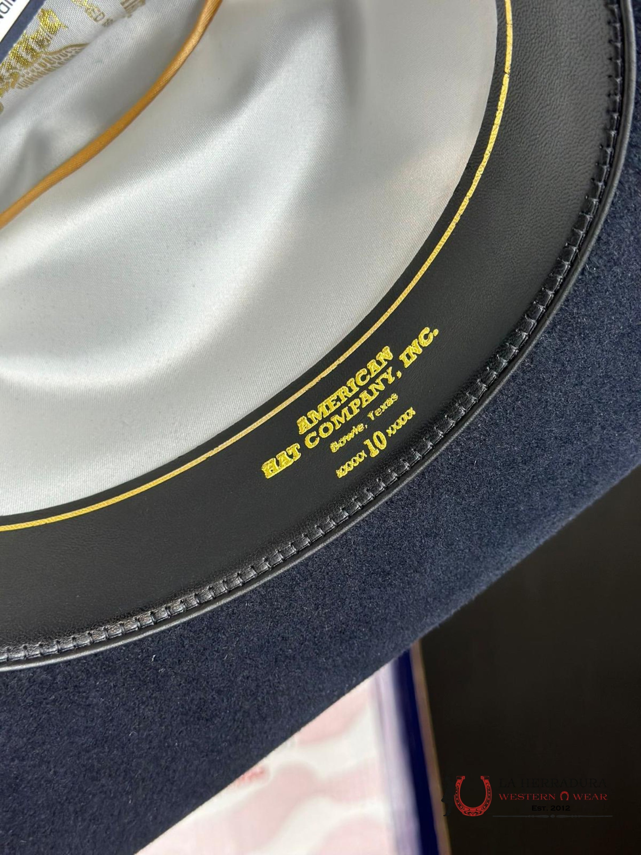 10X American Felt Hat Midnight Blue Tejana